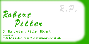 robert piller business card